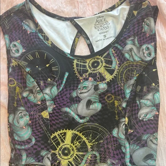 NWNT Steampunk Cheshire Cat Dress Alice in Wonderland - Picture 2 of 8